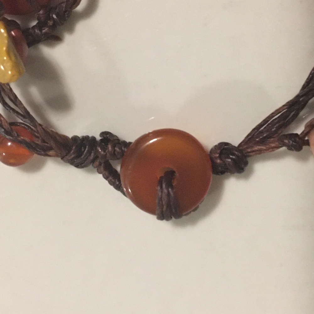 Handmade Costa Rican Beaded Bracelet - Picture 2 of 2